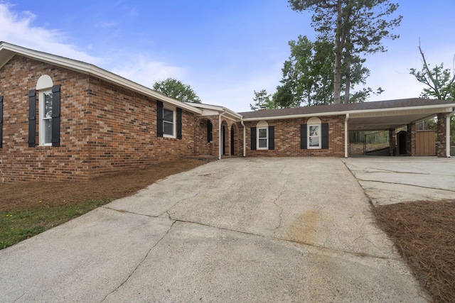 3630 Westhampton Dr, Augusta, GA 30907 - single story home with driveway, brick siding, and an attached carport