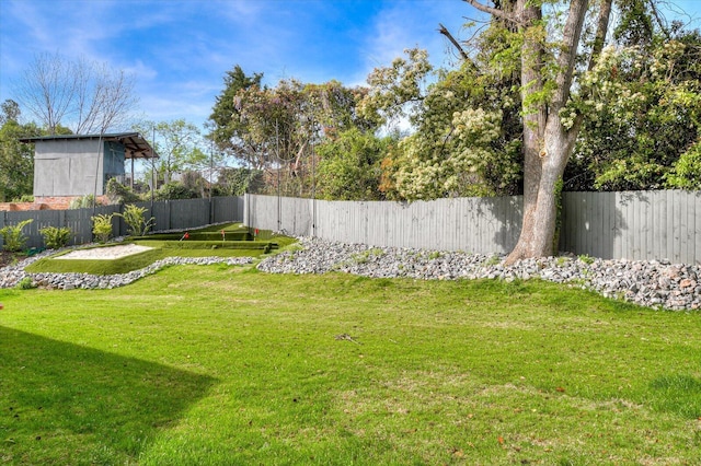 2417 Wilkshire Dr, Augusta, GA 30904 - view of yard with a fenced backyard