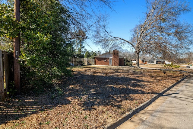 view of yard