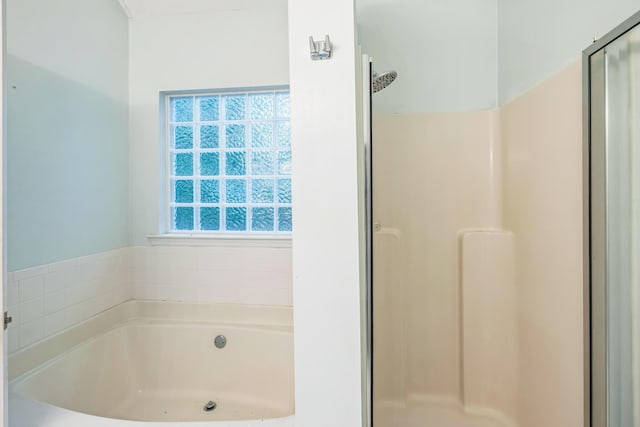 3758 Boulder Trl, Augusta, GA 30907 - bathroom with a shower stall and a garden tub