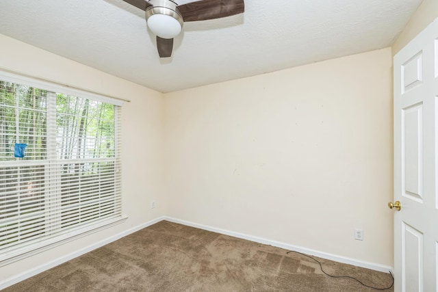 3758 Boulder Trl, Augusta, GA 30907 - empty room with carpet flooring and a ceiling fan