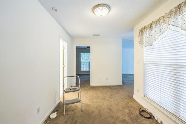 3758 Boulder Trl, Augusta, GA 30907 - corridor with carpet and a textured ceiling