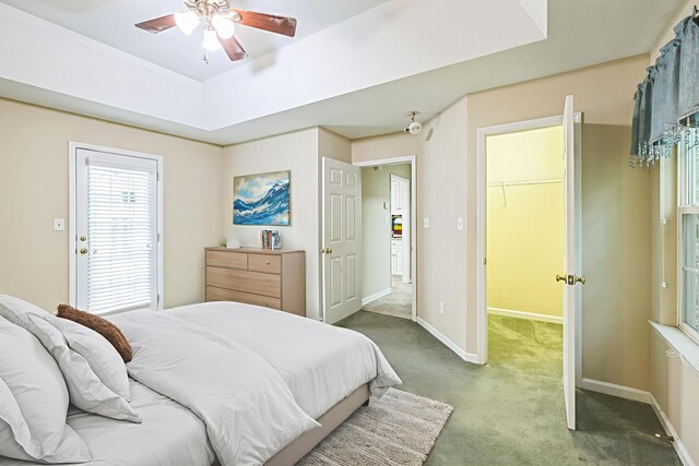 3758 Boulder Trl, Augusta, GA 30907 - bedroom featuring light colored carpet and ceiling fan
