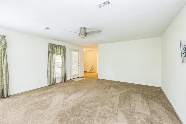 3758 Boulder Trl, Augusta, GA 30907 - spare room with carpet flooring and a ceiling fan