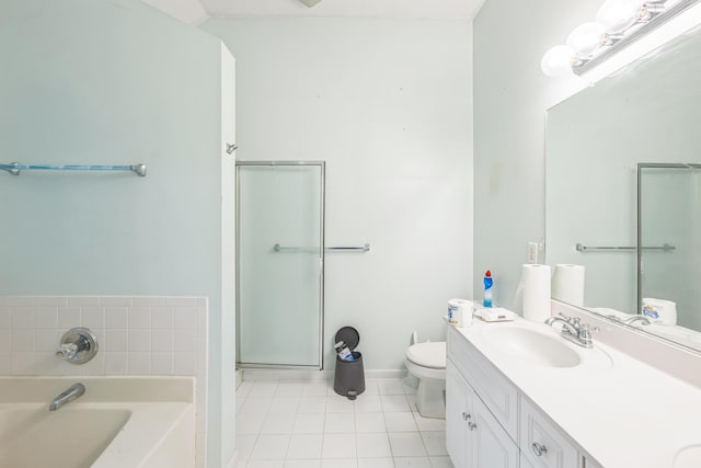 3758 Boulder Trl, Augusta, GA 30907 - full bathroom featuring tile patterned flooring, double vanity, and a bath