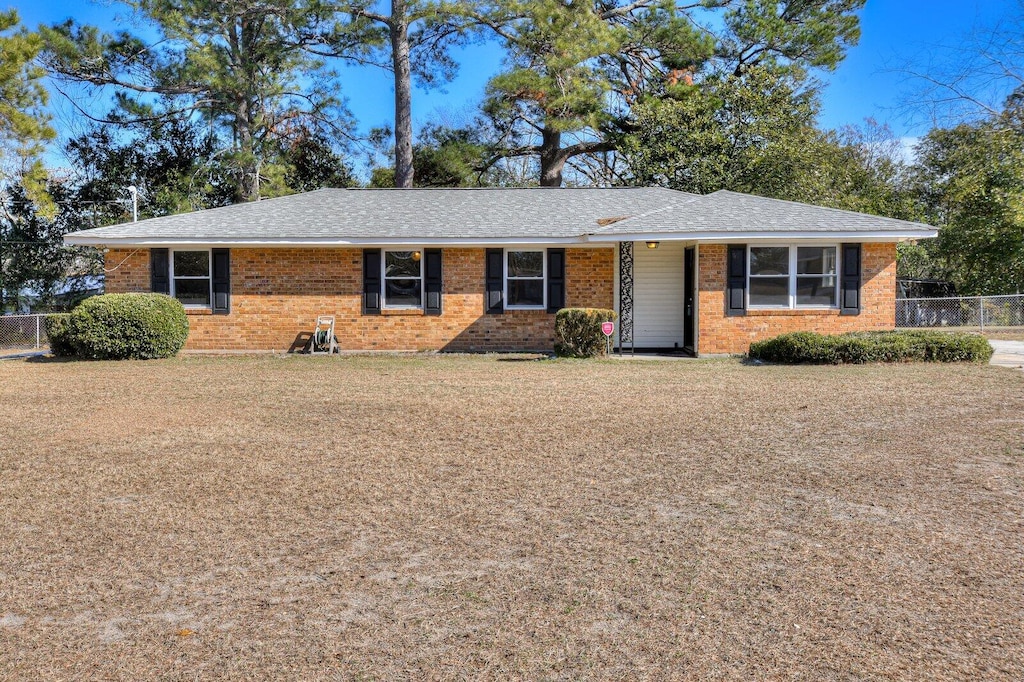 view of ranch-style home