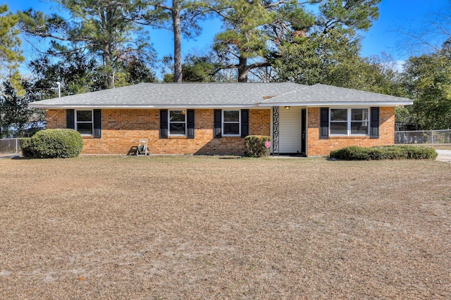 view of ranch-style home