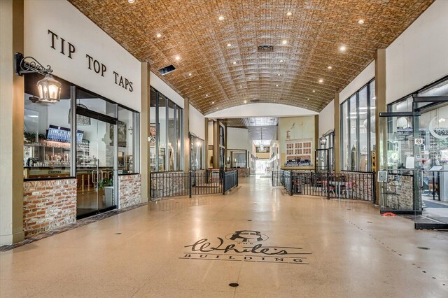 view of community lobby