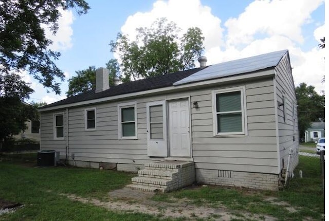 2320 Getzen St, Augusta, GA 30906 - rear view of property with crawl space and a chimney