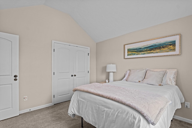1610 Cedar Hill Dr, Grovetown, GA 30813 - carpeted bedroom with vaulted ceiling and a closet