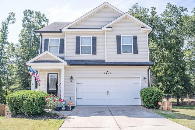 1410 Summit Way, Grovetown, GA 30813 - traditional-style house with an attached garage and concrete driveway
