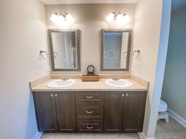 1410 Summit Way, Grovetown, GA 30813 - bathroom with double vanity and toilet