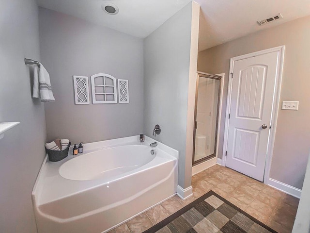 1410 Summit Way, Grovetown, GA 30813 - bathroom featuring a garden tub and a stall shower