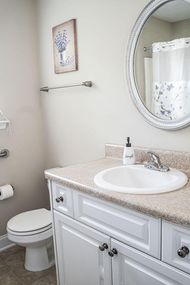 1410 Summit Way, Grovetown, GA 30813 - full bath featuring vanity, tile patterned floors, and a shower with shower curtain