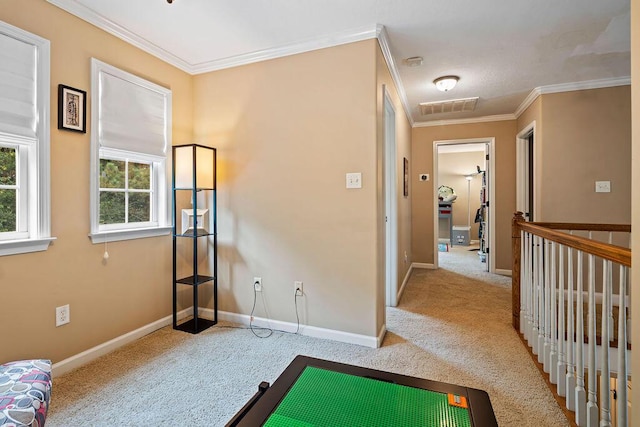 2009 Dundee Way, Grovetown, GA 30813 - game room with carpet flooring and ornamental molding