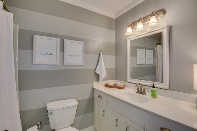 3122 Ramsgate Rd, Augusta, GA 30909 - full bath featuring ornamental molding and vanity