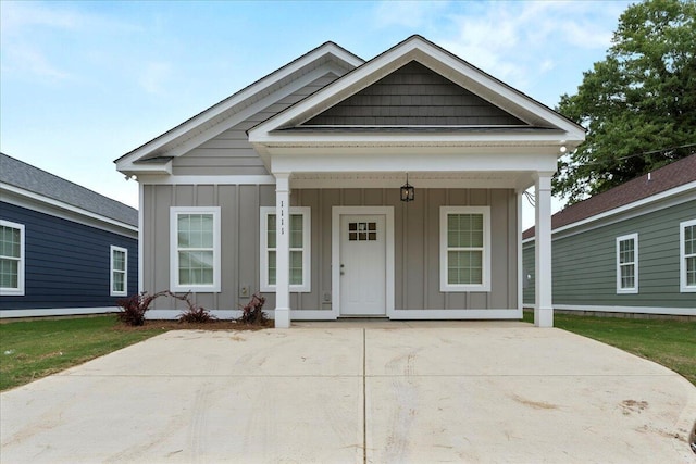 239 Walker St, Augusta, GA 30901 - view of front of property featuring board and batten siding and covered porch