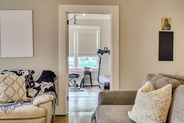 1202 Hickman Rd, Augusta, GA 30904 - living room featuring wood finished floors