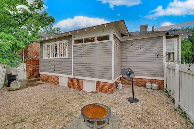1202 Hickman Rd, Augusta, GA 30904 - back of property with crawl space