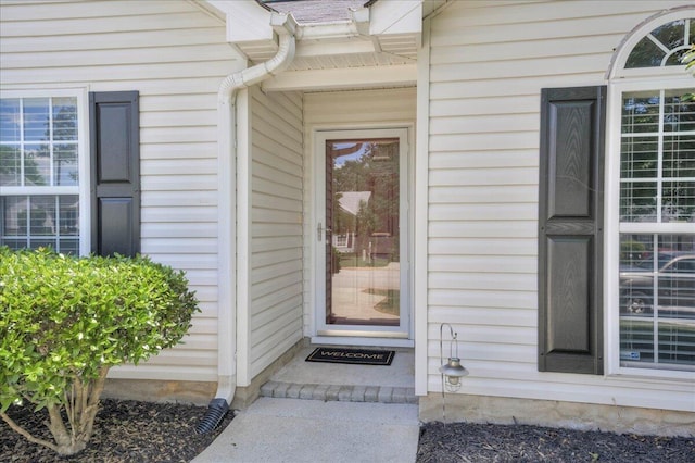 view of property entrance