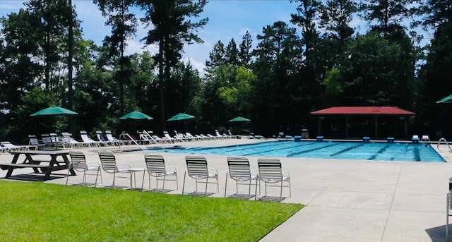 951 Napiers Post Dr, Evans, GA 30809 - community pool featuring a patio and a yard