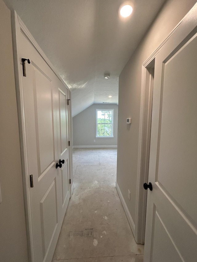 410 Williams St, Grovetown, GA 30813 - corridor featuring vaulted ceiling and baseboards