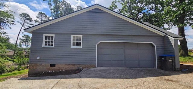 1306 Dominica Dr, Augusta, GA 30909 - view of home's exterior with crawl space and driveway