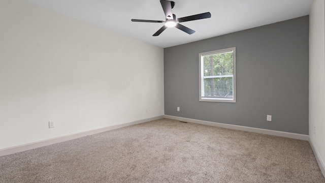 4593 Windsor Spring Rd, Hephzibah, GA 30815 - unfurnished room featuring light colored carpet and ceiling fan