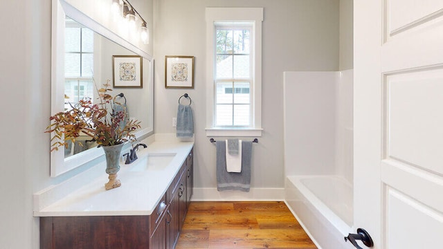 151 Cypress Dr, Mccormick, SC 29835 - bathroom featuring vanity and hardwood / wood-style floors