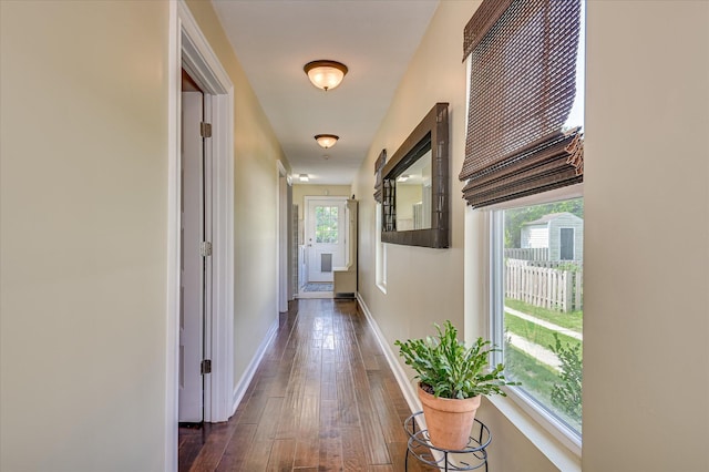 2010 Battle, Augusta, GA 30904 - hall with dark wood-style floors and baseboards