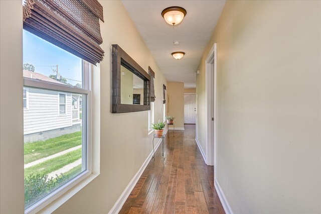 2010 Battle, Augusta, GA 30904 - hallway featuring dark wood-style floors and baseboards