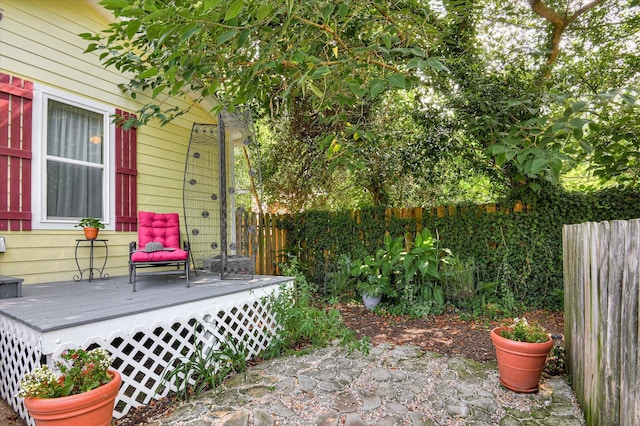 2010 Battle, Augusta, GA 30904 - fenced backyard with a deck