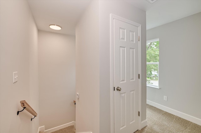 2813 Ridgecrest Dr, Hephzibah, GA 30815 - hall featuring baseboards and light colored carpet