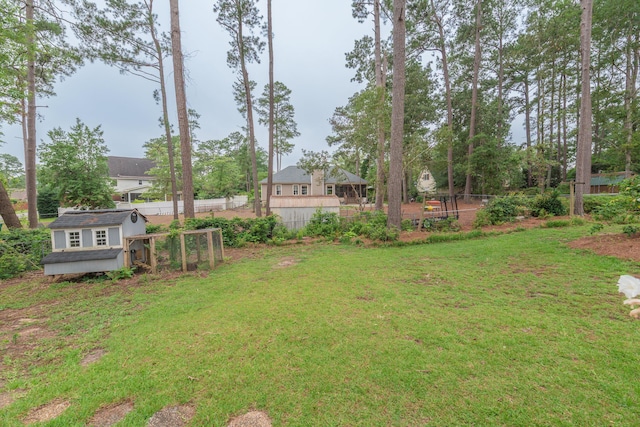 1 Partridge Ct, Aiken, SC 29803 - view of yard featuring an outdoor structure and exterior structure