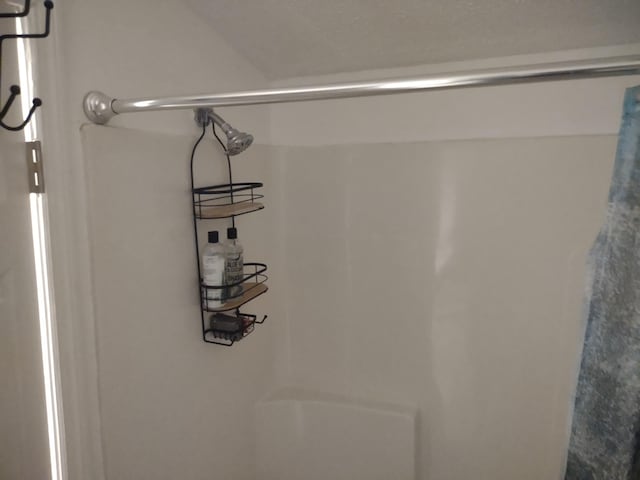 bathroom with a shower