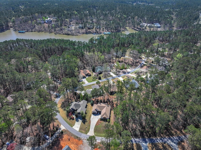 186 Tara Dr, Mccormick, SC 29835 - aerial view featuring a wooded view and a water view