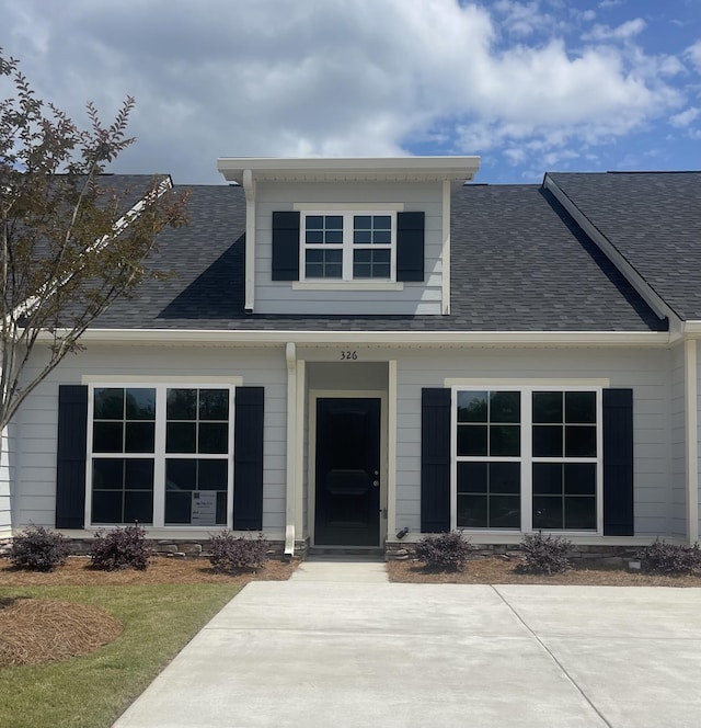 view of front of home