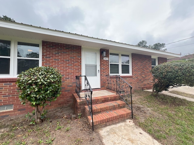 202 Hillview Dr, Graniteville, SC 29829 - view of front of home with brick siding