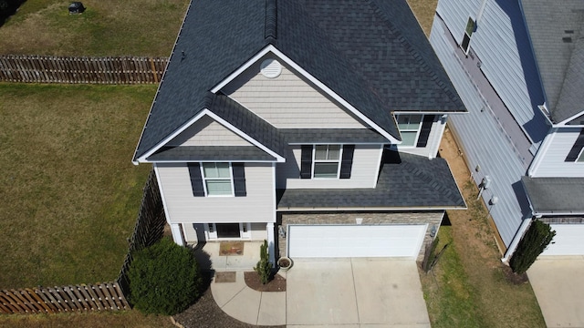 631 Dunrobin Ln, Grovetown, GA 30813 - traditional-style home with a shingled roof, driveway, and an attached garage