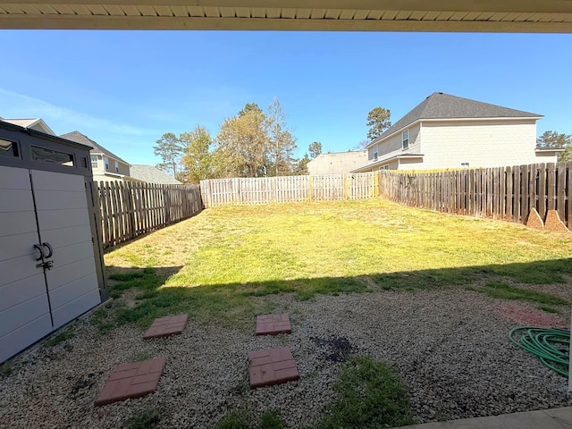 631 Dunrobin Ln, Grovetown, GA 30813 - view of yard featuring a fenced backyard