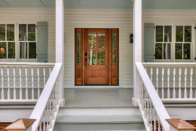 574 SW Newberry St, Aiken, SC 29801 - doorway to property with covered porch