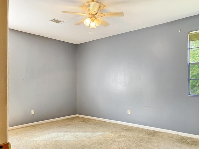 10236 S Ga Highway 23, Girard, GA 30426 - carpeted empty room with ceiling fan