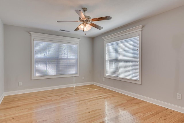 824 Brasstown Ct, Evans, GA 30809 - empty room featuring wood finished floors and a ceiling fan