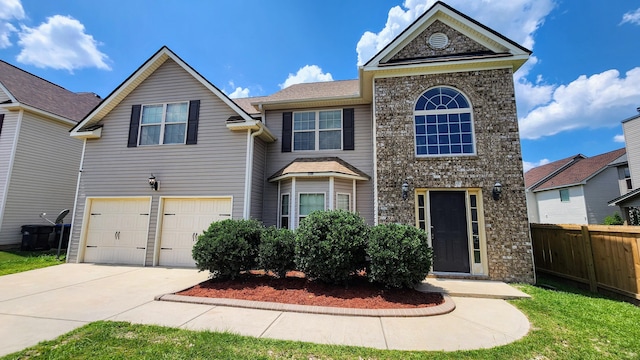 2806 Huntcliffe Dr, Augusta, GA 30909 - traditional home featuring an attached garage and driveway
