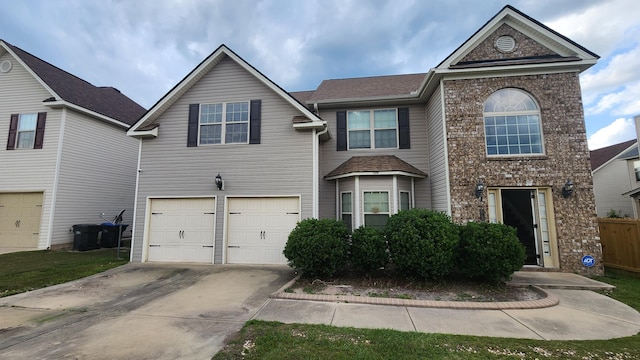 2806 Huntcliffe Dr, Augusta, GA 30909 - traditional-style home with an attached garage and concrete driveway