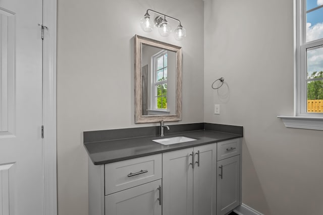 1216 Elbron Dr, Augusta, GA 30909 - bathroom featuring vanity and baseboards