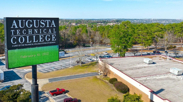 1260 Birch Cir, Grovetown, GA 30813 - aerial view of a commercial area