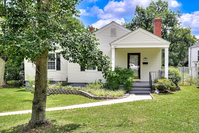 538 Hickman Rd, Augusta, GA 30904 - view of front of property with a porch and a chimney