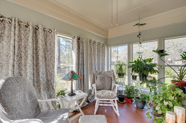 413 Park Dr, Waynesboro, GA 30830 - sunroom / solarium with brick floor and crown molding