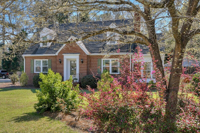 413 Park Dr, Waynesboro, GA 30830 - view of front of property with brick siding, roof with shingles, and a front lawn